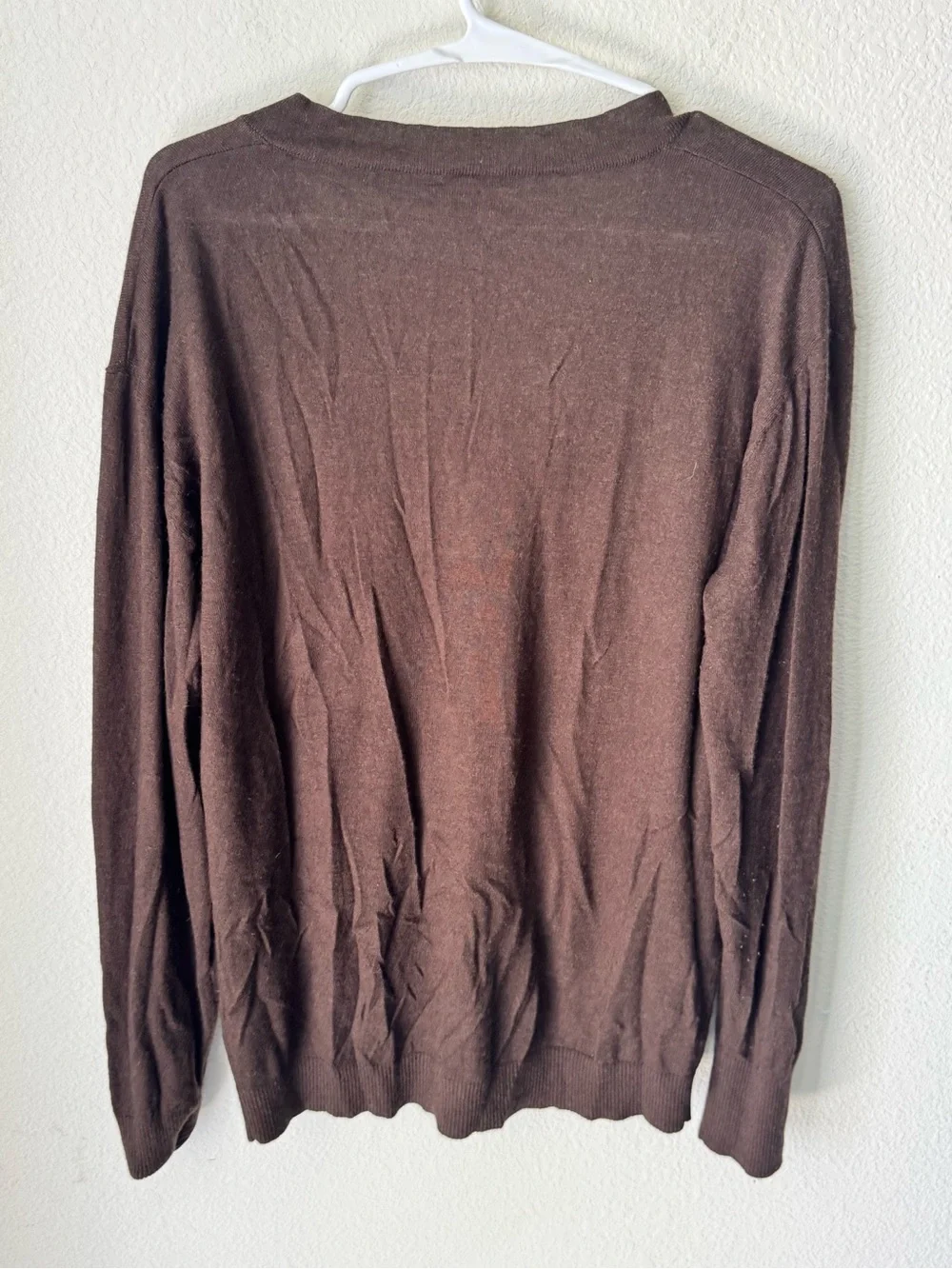 J. Crew Chocolate Brown Cashmere-Silk Sweater